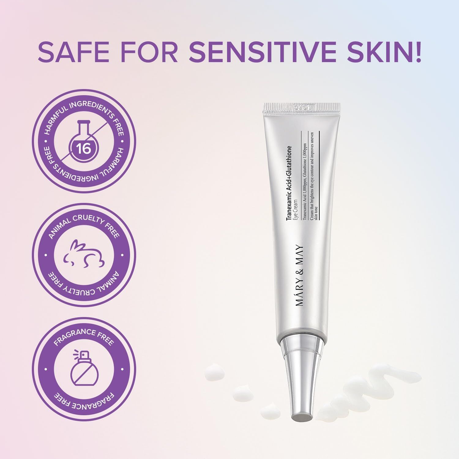 Mary & May Tranexamic Acid + Glutathione Eye Cream 30ml